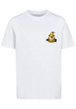 F4NT4STIC Duck Wizard Unisex - T-Shirt Print - Weiß -Olivia d70dd40c33404992b795675604fe102a