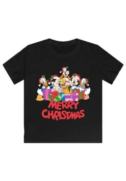 F4NT4STIC Disney Micky Maus Weihnachten - Premium Film Movie Tv Comic Fan- T-Shirt Print - Black -Olivia d8d7757a4c8e49d9bd9af1c3078fe65d
