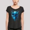 F4NT4STIC Totenkopf Mit Schmetterling - T-Shirt Print - Schwarz -Olivia d9109301aca840169521afc0a6f739ee