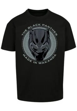 F4NT4STIC Marvel Black Panther Made In Wakanda - T-Shirt Print - Black -Olivia d98e77d397374e38ae77d57eba687c5d