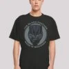 F4NT4STIC Marvel Black Panther Made In Wakanda - T-Shirt Print - Black -Olivia d9caf4add6b743c6b3de746b10cea507