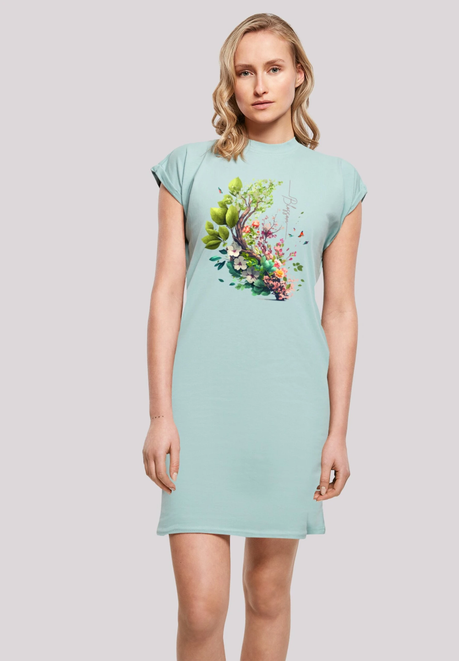 F4NT4STIC Blüten Baum- Jerseyjurk - Bluemint 3 F4NT4STIC Blüten Baum- Jerseyjurk - Bluemint