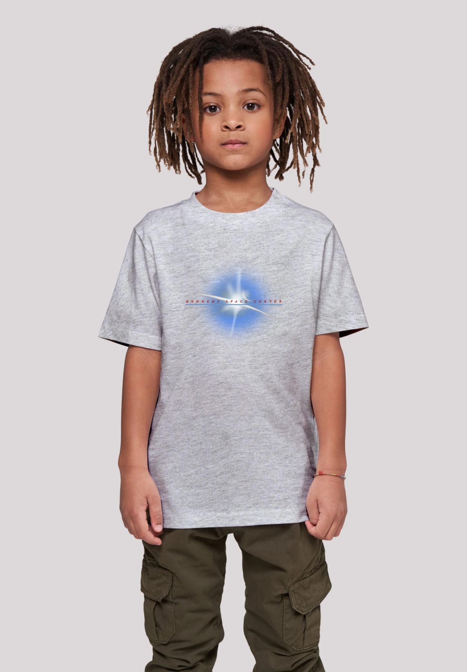 F4NT4STIC Nasa Kennedy Space Centre Planet - T-Shirt Print - Heather Grey 4 F4NT4STIC Nasa Kennedy Space Centre Planet - T-Shirt Print - Heather Grey - Afbeelding 2