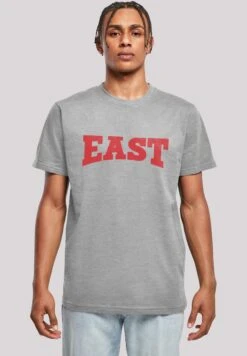 F4NT4STIC Disney High School Musical The Musical East High - T-Shirt Print - Heather Grey