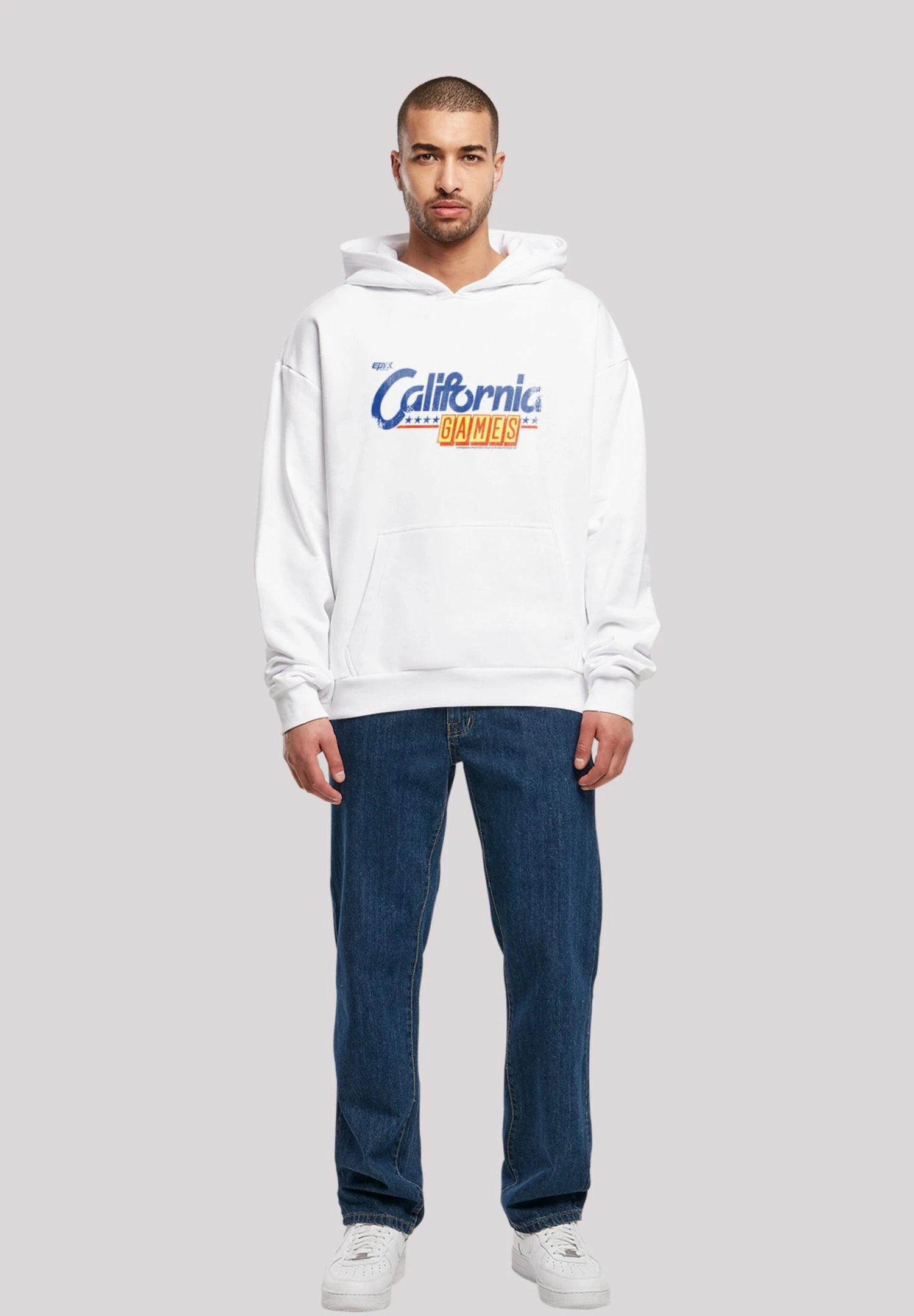 F4NT4STIC California Games Logo Retro Gaming Sevensquared Video Games - Hoodie - White 4 F4NT4STIC California Games Logo Retro Gaming Sevensquared Video Games - Hoodie - White - Afbeelding 2