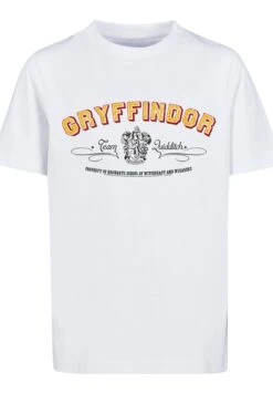 F4NT4STIC Harry Potter Gryffindor Team Quidditch - T-Shirt Print - White -Olivia dbb09dc0227e41c3a239516ef8bae150