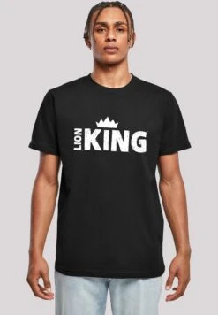 F4NT4STIC Disney König Der Löwen Movie Crown - T-Shirt Print - Black