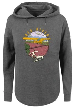 F4NT4STIC Red River Flying - Hoodie - Charcoal -Olivia e32674f0308c4085bb4d386ece9e8e0b