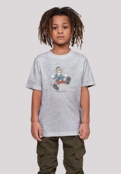 F4NT4STIC Tom And Jerry Tv Serie Frankenstein Tom - T-Shirt Print - Heather Grey