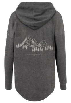 F4NT4STIC Mountain Berge Urlaub Winter Schnee Ski - Hoodie - Charcoal -Olivia e548b4045d134e86a0b313aca9bdef6d
