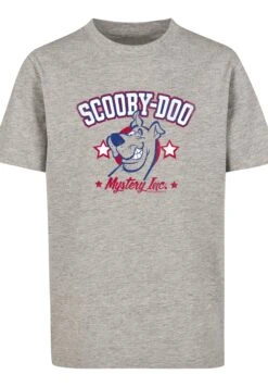 F4NT4STIC Scooby Doo Collegiate Mystery Inc - T-Shirt Print - Heather Grey -Olivia e64c70e30d2c4ee4a78ba8fd85fb5d6e