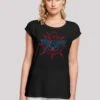 F4NT4STIC Dc Comics Warrior Shield - T-Shirt Print - Black -Olivia e6638e5ac1c04e78afc380f45b992878