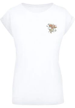 F4NT4STIC Extended Shoulder Tom And Jerry Tv Serie Faux Pocket Mum - T-Shirt Print - White -Olivia e7d97caaad434c75a7fca1e3526caf4d