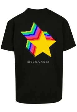 F4NT4STIC Silvester Party Happy People Only - T-Shirt Print - Black -Olivia e80efa38926941048e0fb82f9223f12d