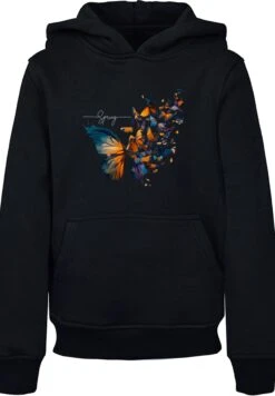 F4NT4STIC Schmetterling Frühling Unisex - Hoodie - Schwarz -Olivia e822bc8240644ebfba7b086cfa8a85bc