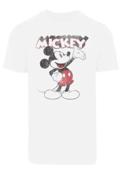 F4NT4STIC Disney Micky Maus Presents - Premium Film Movie Tv Comic Fan Mer - T-Shirt Print - White -Olivia e8288e220a4d42d5b10ded88c2e72802