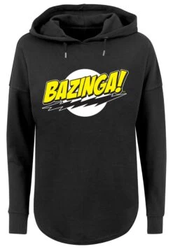 F4NT4STIC Big Bang Theory Sheldon Bazinga - Hoodie - Black -Olivia e890f05eb77d4e23b14564c59ed50331