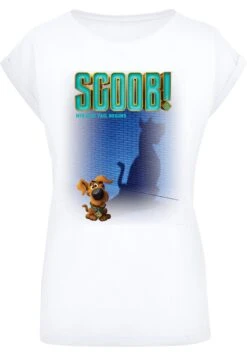 F4NT4STIC Extended Scooby Doo Movie Poster - T-Shirt Print - White -Olivia e8d0d9058f764a43975db26fefea8e9e