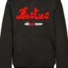 F4NT4STIC Big Bang Theory Tv Serie Theory Besties Text - Hoodie - Black