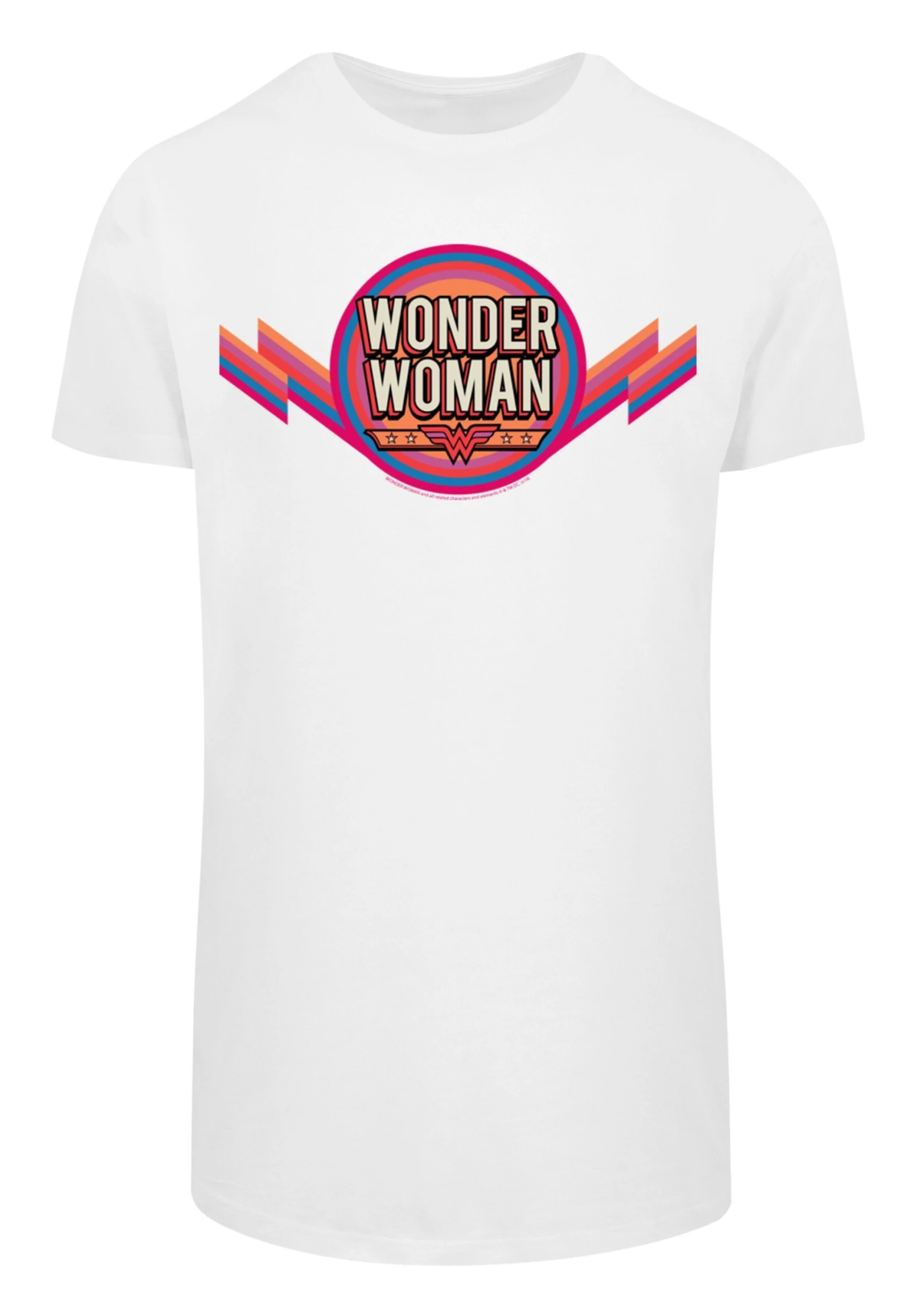 F4NT4STIC Dc ComicsRainbow Logo - T-Shirt Print - White 8 F4NT4STIC Dc ComicsRainbow Logo - T-Shirt Print - White - Afbeelding 6