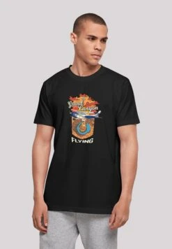 F4NT4STIC Grand Canyon Flying - T-Shirt Print - Schwarz