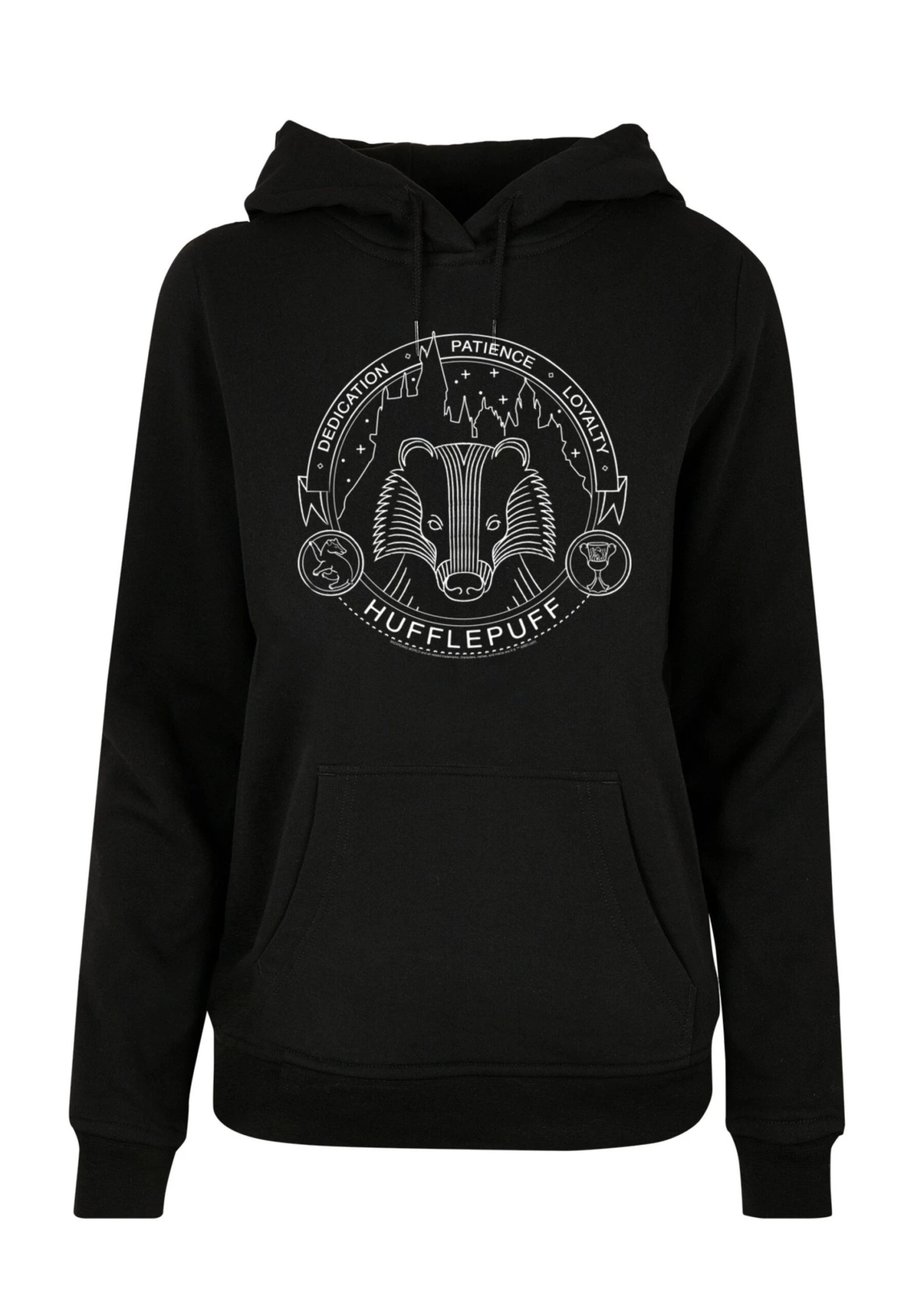 F4NT4STIC Harry Potter Hufflepuff Seal - Hoodie - Black 8 F4NT4STIC Harry Potter Hufflepuff Seal - Hoodie - Black - Afbeelding 6