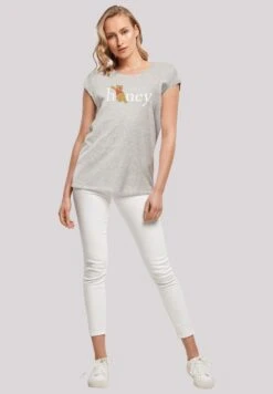 F4NT4STIC Disney Winnie Puuh Der Bär Honig - T-Shirt Print - Heather Grey -Olivia ed7d7b156f574fd2a587255028baa0ed