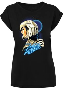 F4NT4STIC Dc Comics 84 Retro Gold Helmet - T-Shirt Print - Black -Olivia ee2aa82156cb478592df96305c1a7b9b