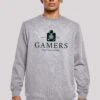 F4NT4STIC Retro Gaming Gamers Self Isolating - Sweater - Heather Grey -Olivia ee393552e6784d2f8fe845bf7ebc5756