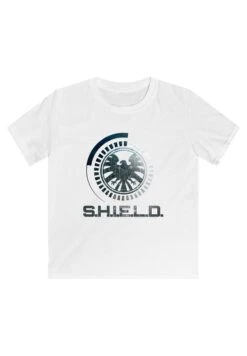 F4NT4STIC Marvel Avengers Shield CircuitsPremium Superhelden Iron- T-Shirt Print - White -Olivia ee504bc1f0264024963070daeec0c837