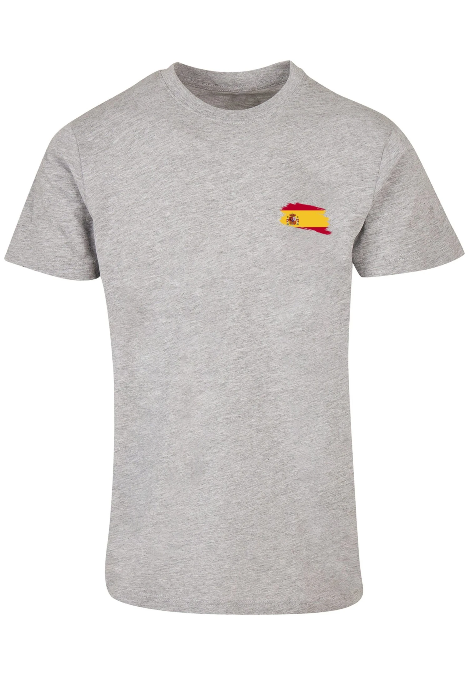 F4NT4STIC Spanien Flagge Spain - T-Shirt Print - Heather Grey 8 F4NT4STIC Spanien Flagge Spain - T-Shirt Print - Heather Grey - Afbeelding 6