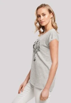 F4NT4STIC Harry Potter Dark Mark Crest - T-Shirt Print - Heather Grey -Olivia eeefdc0b9fb44238bbc525431dea009d