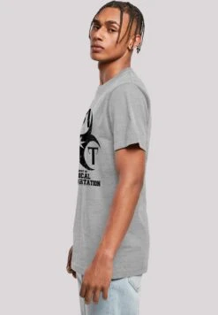 F4NT4STIC Harry Potter Department Of Magical Transportation Logo - T-Shirt Print - Heather Grey -Olivia ef2110169e904a54ae1f3b5ea6eea7f8