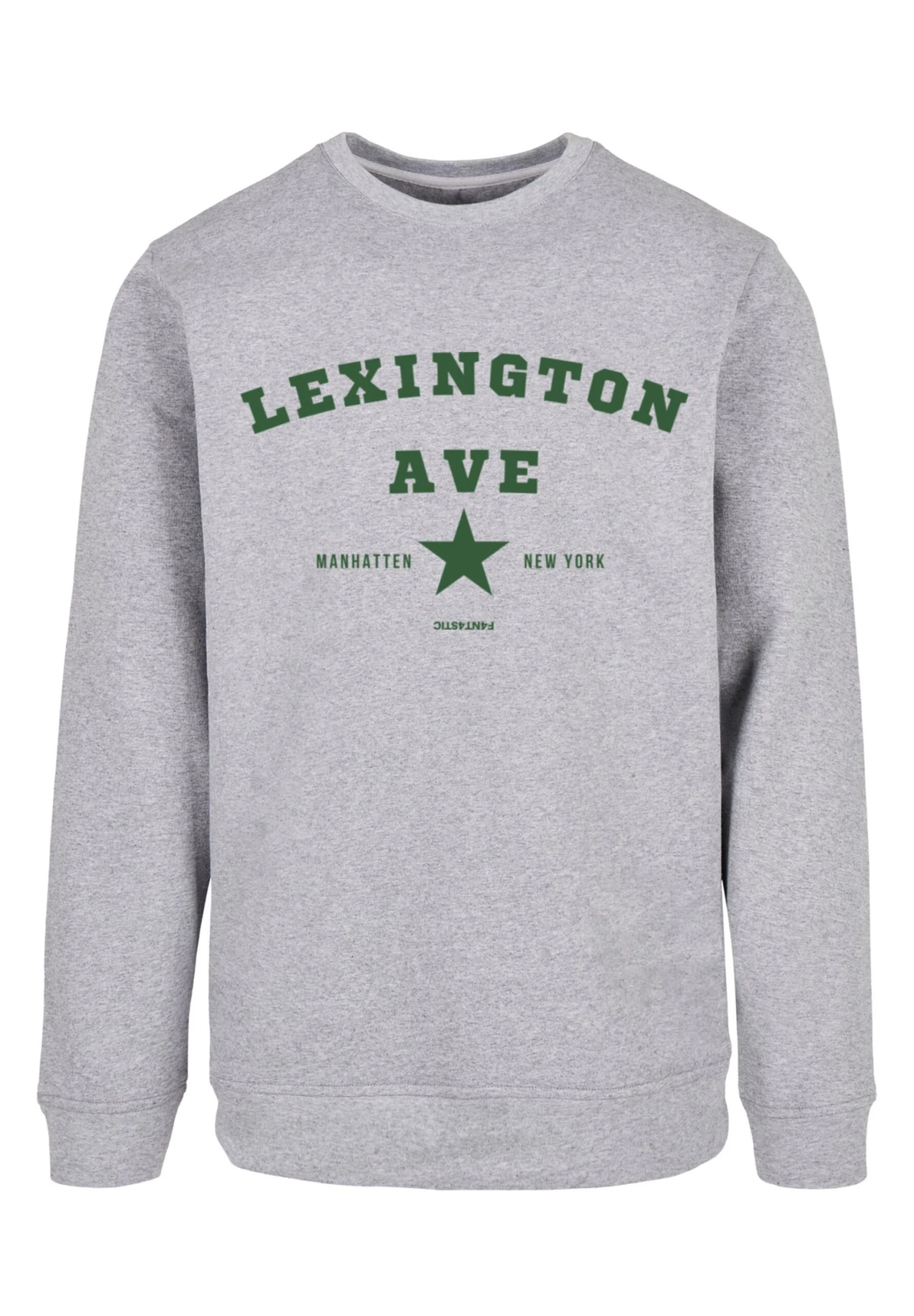 F4NT4STIC Lexington Ave Crew - Sweater - Heather Grey 8 F4NT4STIC Lexington Ave Crew - Sweater - Heather Grey - Afbeelding 6