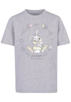 F4NT4STIC Disney Bambi Klopfer Sweet As Can Be - T-Shirt Print - Heather Grey 14 F4NT4STIC Disney Bambi Klopfer Sweet As Can Be - T-Shirt Print - Heather Grey -Olivia f05429fdc6c9483984edc266079d525c