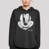 F4NT4STIC Disney Micky Maus Zeichentrick Since Beaten Face - Hoodie - Black