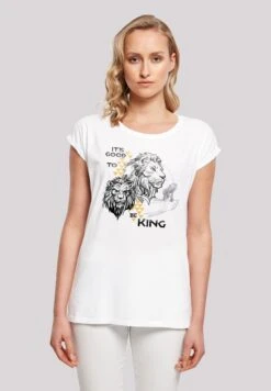 F4NT4STIC Disney König Der Löwen Movie It'S Good To Be King - T-Shirt Print - White