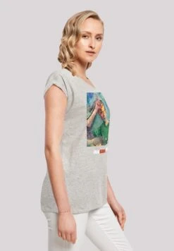 F4NT4STIC Extended Shoulder Shirt 'Big Bang Theory Sheldon Loser Painting' - T-Shirt Print - Heather Grey -Olivia f332549f37f74283a13717d1dfcab76b