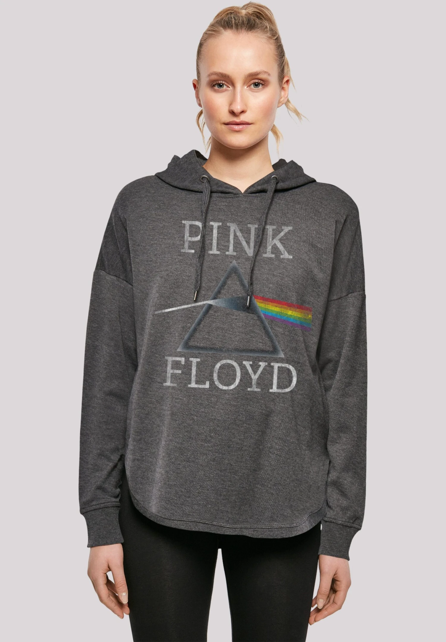 F4NT4STIC Pink Floyd Dark Side Of The Moon Mond - Hoodie - Charcoal 3 F4NT4STIC Pink Floyd Dark Side Of The Moon Mond - Hoodie - Charcoal