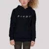 F4NT4STIC Friends Pivot Logo- Hoodie - Black -Olivia f51a2238071d4b968a403e35c2bafc92