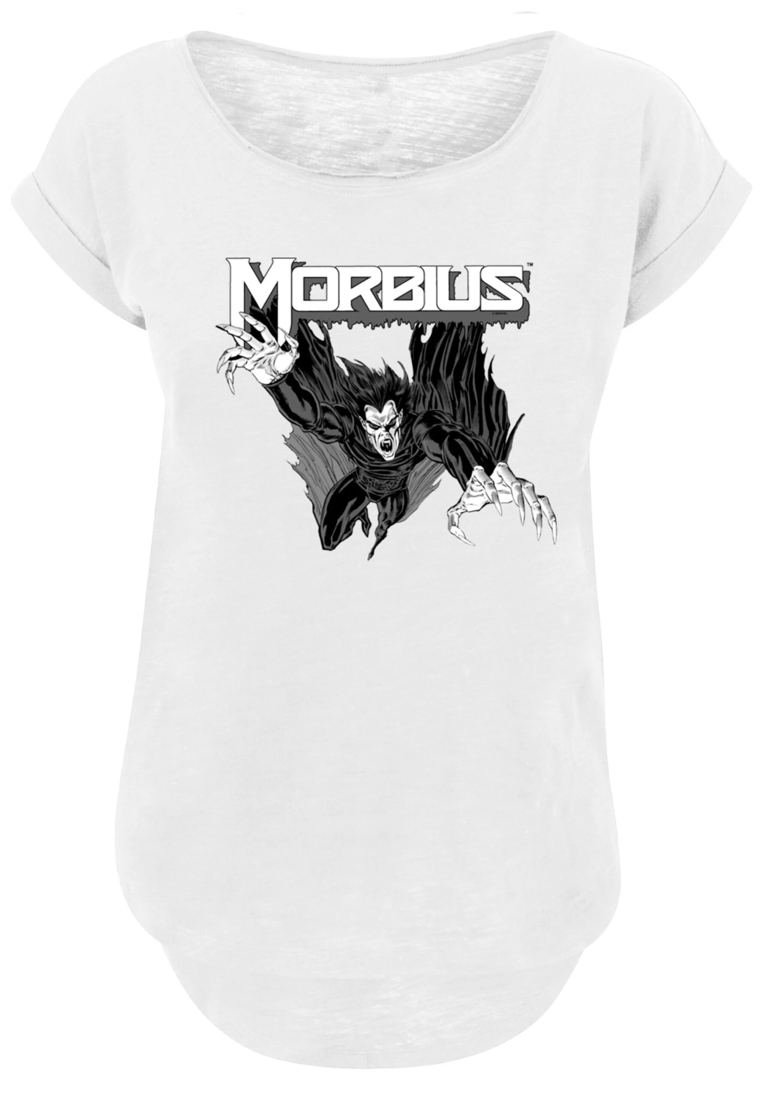 F4NT4STIC Cut Marvel Comics Morbius Mono- T-Shirt Print - White 7 F4NT4STIC Cut Marvel Comics Morbius Mono- T-Shirt Print - White - Afbeelding 5