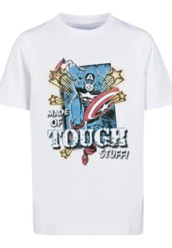 F4NT4STIC Marvel Captain America - T-Shirt Print - White -Olivia f630dd809d3742ca8662e1a230d59cb7
