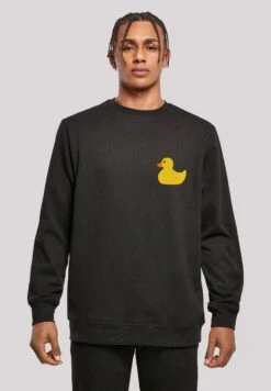 F4NT4STIC Yellow Rubber Duck Crewneck - Sweater - Schwarz