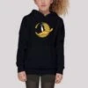 F4NT4STIC Looney Tunes Daffy Duck Dotted Cartoon Logo - Hoodie - Black