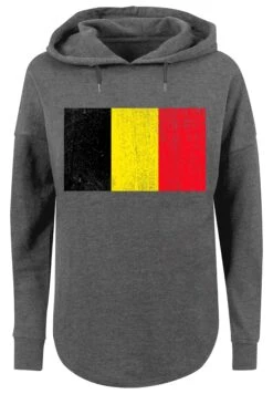 F4NT4STIC Belgien Flagge - Hoodie - Charcoal -Olivia f8d457fbad3d43338def9e011736772c