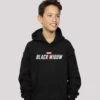 F4NT4STIC Marvel Black Widow Movie Logo - Premium Superhelden Iron Man Cap - Hoodie - Black