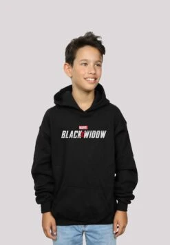 F4NT4STIC Marvel Black Widow Movie Logo - Premium Superhelden Iron Man Cap - Hoodie - Black