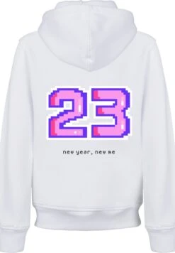 F4NT4STIC Silvester Party Happy People Only - Hoodie - White -Olivia f9dc6bca095445ea84d8772e195be4fe