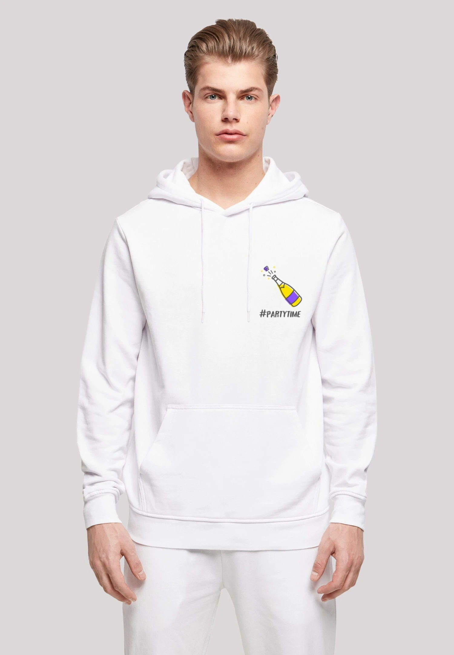 F4NT4STIC Silvester Party Partytime - Hoodie - White 3 F4NT4STIC Silvester Party Partytime - Hoodie - White