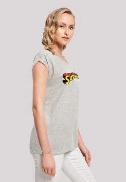 F4NT4STIC Dc Comics Superhelden Superman Telescopic Loco - T-Shirt Print - Heather Grey -Olivia fb0b9db8c3cb42148c9cd9e0dbf89d52